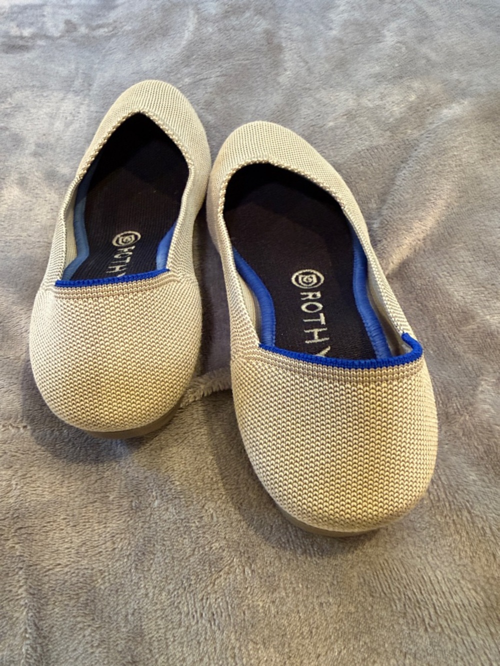 Rothy's Cream Knit Flats - Picture 3 of 6